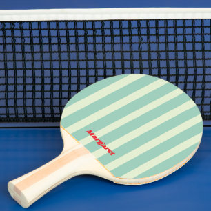 Monogram naam Ping Pong Paddle Tafeltennisbatje
