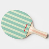 Monogram naam Ping Pong Paddle Tafeltennisbatje (Zijkant)