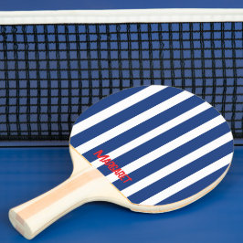 Monogram naam Ping Pong Paddle Tafeltennisbatje