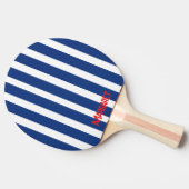 Monogram naam Ping Pong Paddle Tafeltennisbatje (Zijkant)