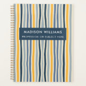 monogram, naam, planner (Voorkant)