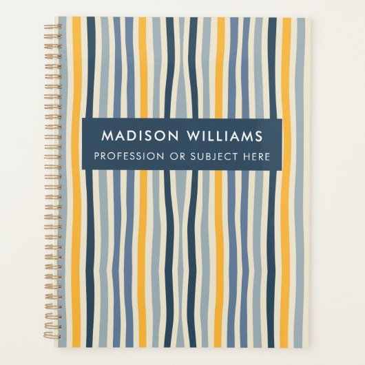 monogram, naam, planner (Voorkant)