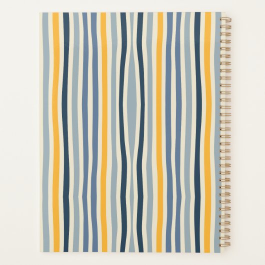 monogram, naam, planner (Achterkant)