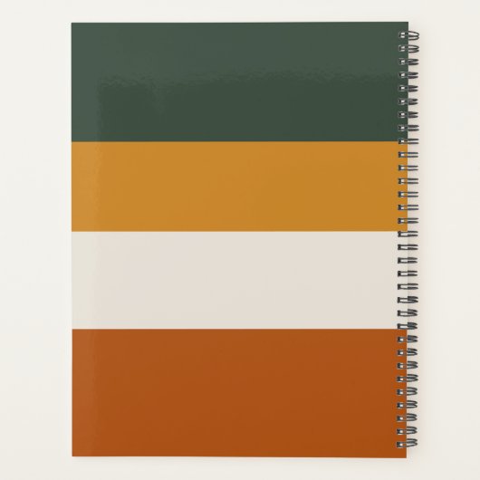 monogram, naam, planner (Achterkant)