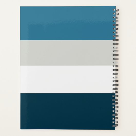 monogram, naam, planner (Achterkant)