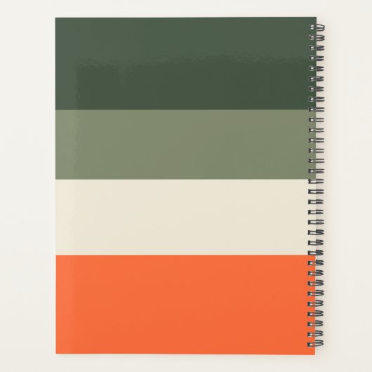 monogram, naam, planner (Achterkant)