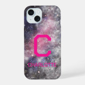 Monogram Naam Ruimte iPhone 15 Case (Achterkant)