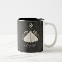 Monogram Naam Simple Floral Butterfly
