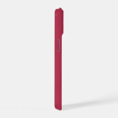  Monogram Naam Sjabloon Viva Magenta iPhone 15 Case (Rechterkant)