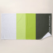 monogram, naam, strandlaken (Voorkant)