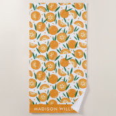 monogram, naam, strandlaken (Voorkant)