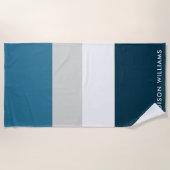 monogram, naam, strandlaken (Voorkant)