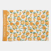 monogram, naam, theedoek (Horizontaal)