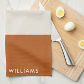 monogram, naam, theedoek (Quarter Fold)