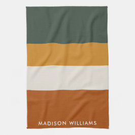 monogram, naam, theedoek