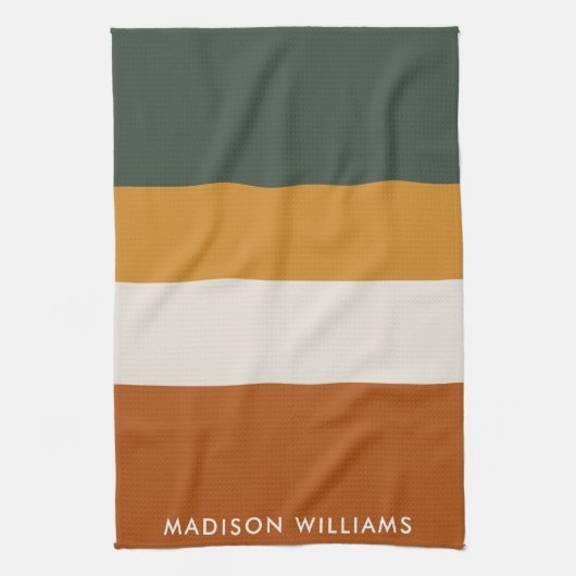 monogram, naam, theedoek (Verticaal)