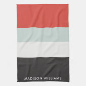 monogram, naam, theedoek (Verticaal)