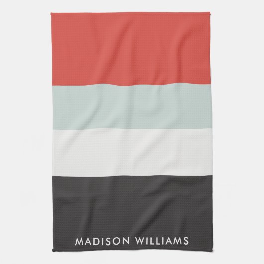 monogram, naam, theedoek (Verticaal)