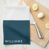 monogram, naam, theedoek (Quarter Fold)