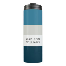 monogram, naam, thermosbeker