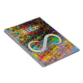 Monogram | Naam toevoegen | Infinesymbool Notitieboek (Rechterzijde)