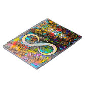 Monogram | Naam toevoegen | Infinesymbool Notitieboek (Linkerzijde)