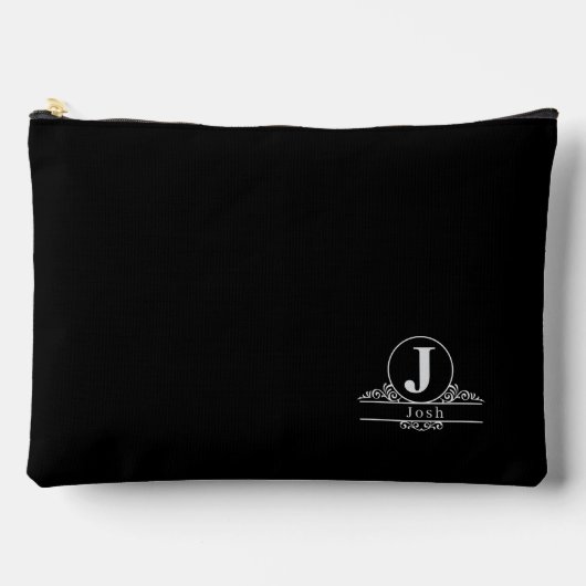 Monogram Naam Toiletry Reiscoffer Cosmetica Etui (Voorkant)