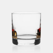 Monogram Naam Tractor Farmer Boerderij Whisky Glas (Links)