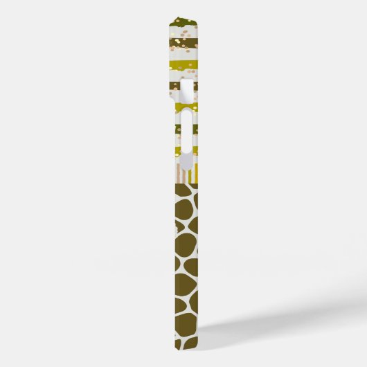 Monogram Naam Tropisch Case-Mate iPhone Case (Achterkant / Links)