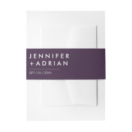 monogram, naam, uitnodigingen wikkel