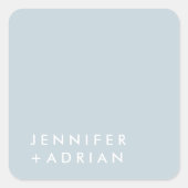 monogram, naam, vierkante sticker (Voorkant)