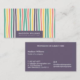 monogram, naam, visitekaartje