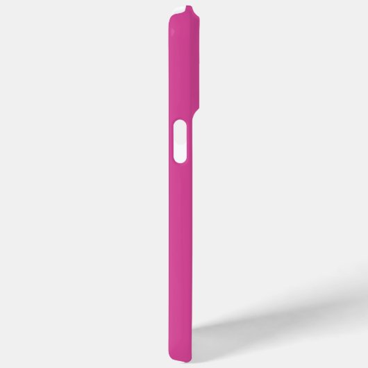 Monogram naam Vrouwelijk Solid Pink Case-Mate iPhone Case (Achterkant / Rechts)