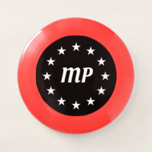 Monogram naam Witte sterren Aangepast