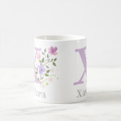 Monogram & naam Xaviera Koffiemok (Center)