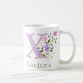 Monogram & naam Xaviera Koffiemok