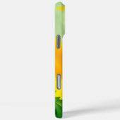 Monogram Naam Zonnebloemen Geel Groen Bloem Case-Mate iPhone Case (Achterkant / Rechts)