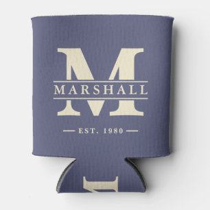 Monogram & naamoverlay Lavendel bries Blikjeskoeler