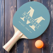 Monogram & naamoverlay warm aqua middag