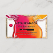 Monogram | Nagellak Gieten Visitekaartje (Achterkant)