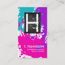 Monogram Nail Technicus Visitekaartje