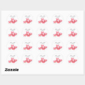 monogram_namen ronde sticker (Vel)