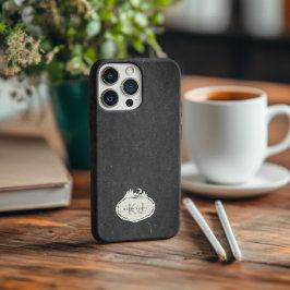 Monogram Nature Stamp | Custom Name iPhone 16 Pro Hoesje