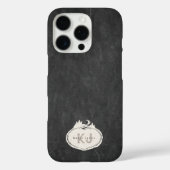 Monogram Nature Stamp | Custom Name Case-Mate iPhone Case (Achterkant)