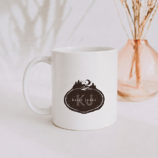Monogram Nature Stamp | Custom Name Koffiemok