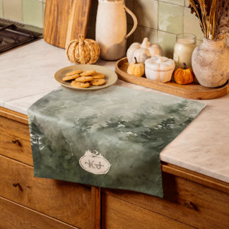 Monogram Nature Stamp | Custom Name Theedoek