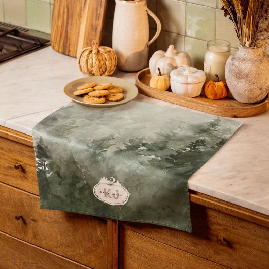 Monogram Nature Stamp | Custom Name Theedoek