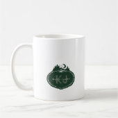Monogram Natuur Stempel | Aangepaste Naam Koffiemok (Links)