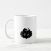 Monogram Natuur Stempel | Aangepaste Naam Koffiemok (Links)