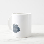 Monogram Natuur Stempel | Eigen Naam Koffiemok (Voorkant links)